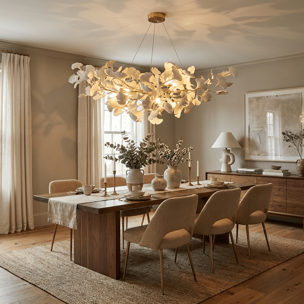 Gnuhi Horizon Bloom Gingko Chandelier