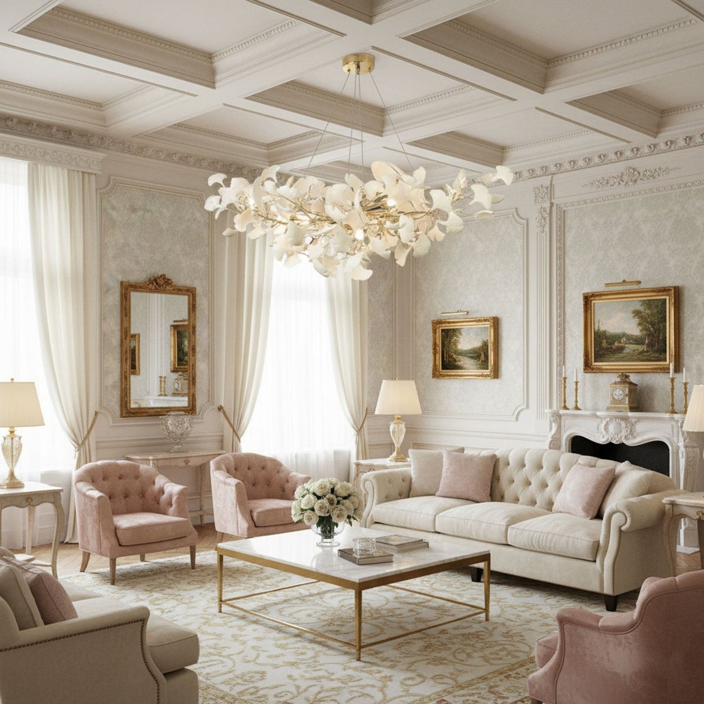 Gnuhi Horizon Bloom Gingko Chandelier