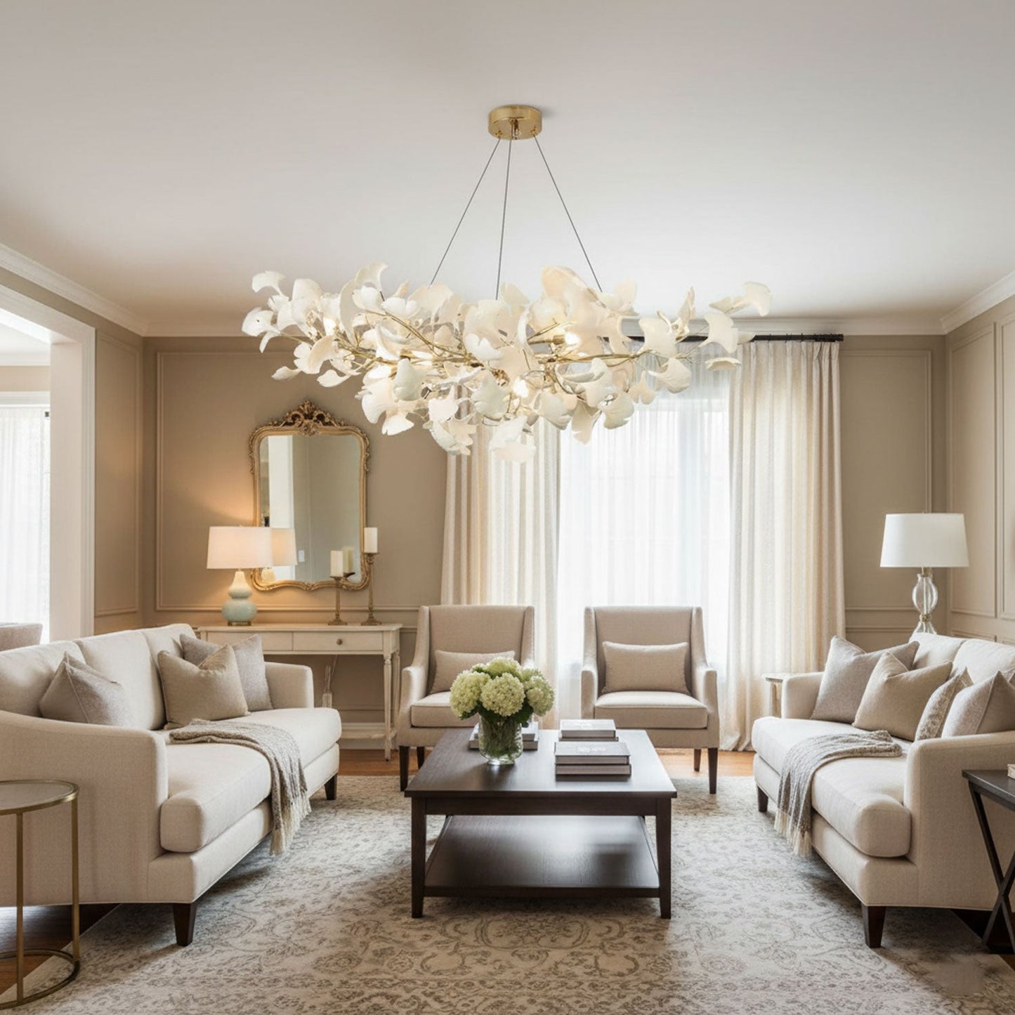 Gnuhi Horizon Bloom Gingko Chandelier