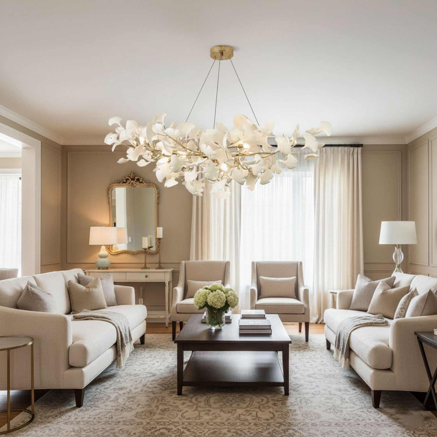 Gnuhi Horizon Bloom Gingko Chandelier