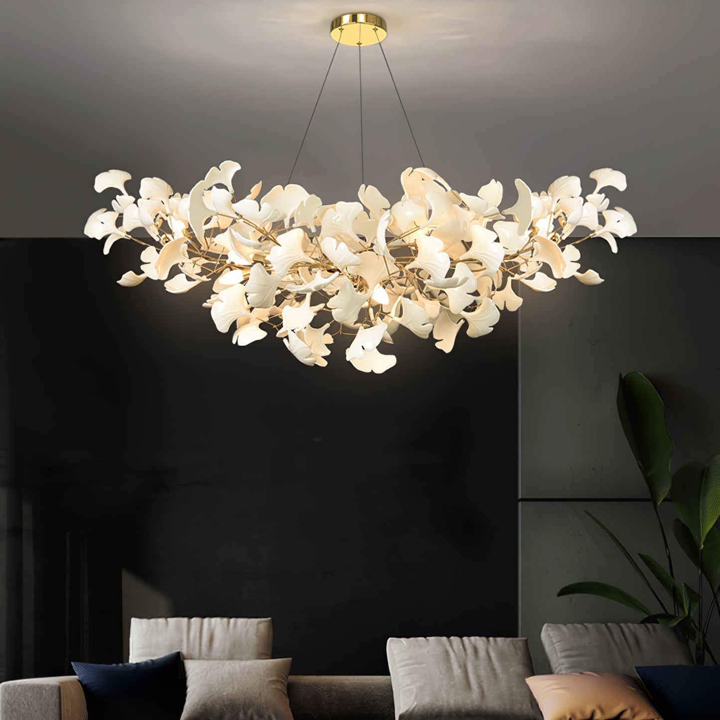 Gnuhi Horizon Bloom Gingko Chandelier