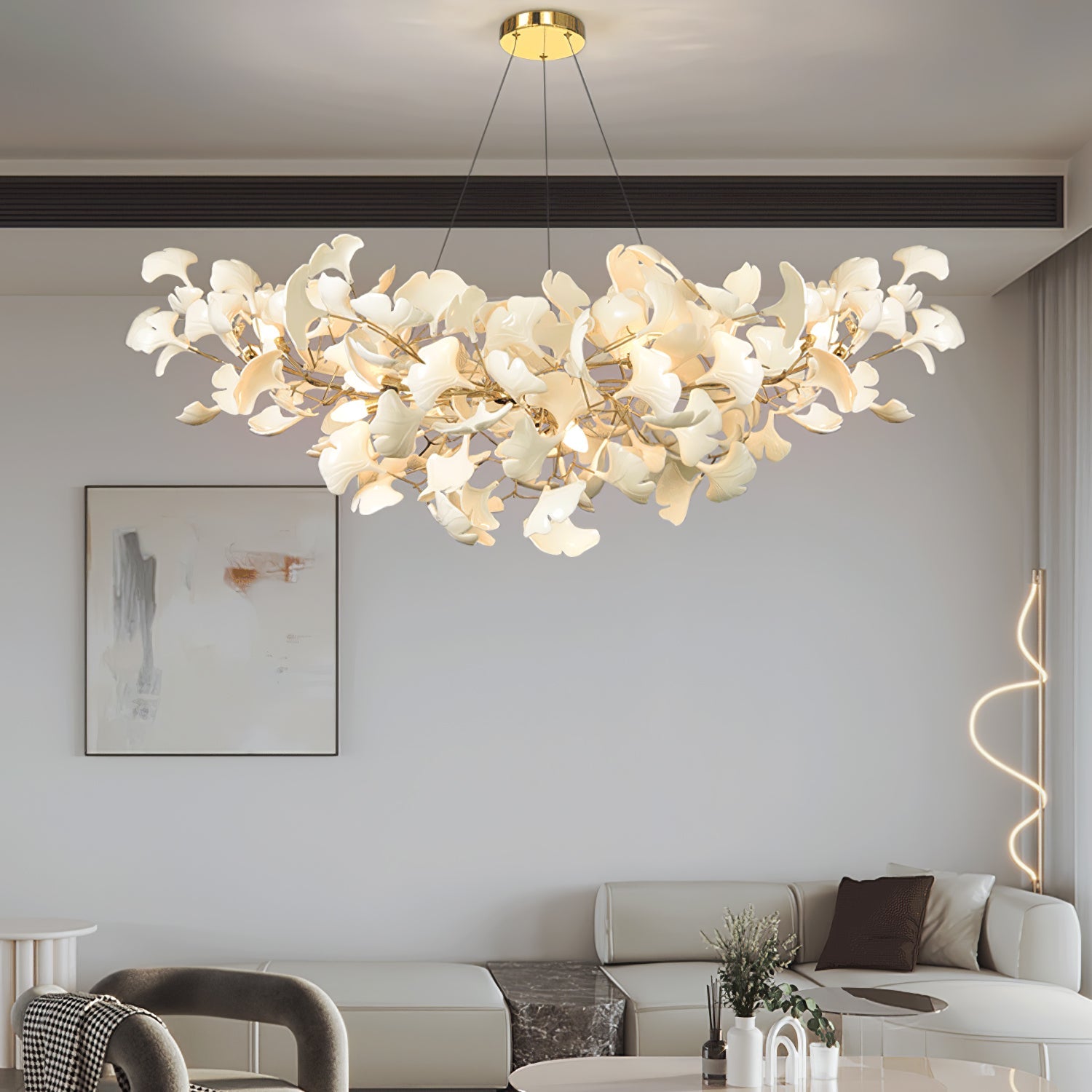 Gnuhi Horizon Bloom Gingko Chandelier
