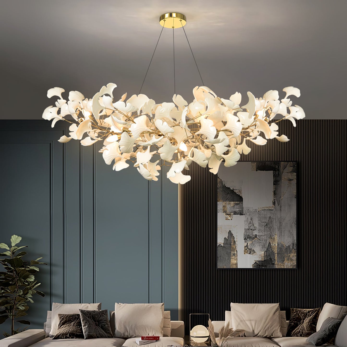 Gnuhi Horizon Bloom Gingko Chandelier