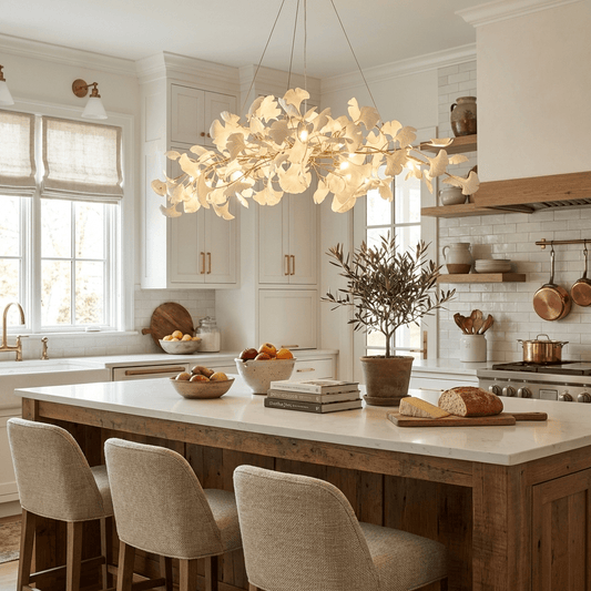 Gnuhi Gingko Leaf Designer Chandelier