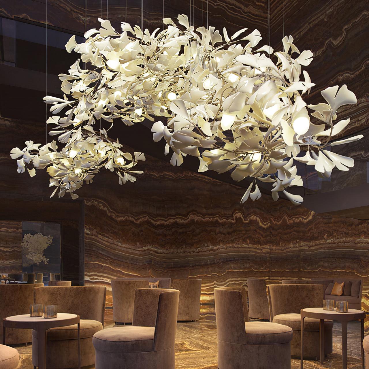 Gnuhi Horizon Bloom Gingko Chandelier