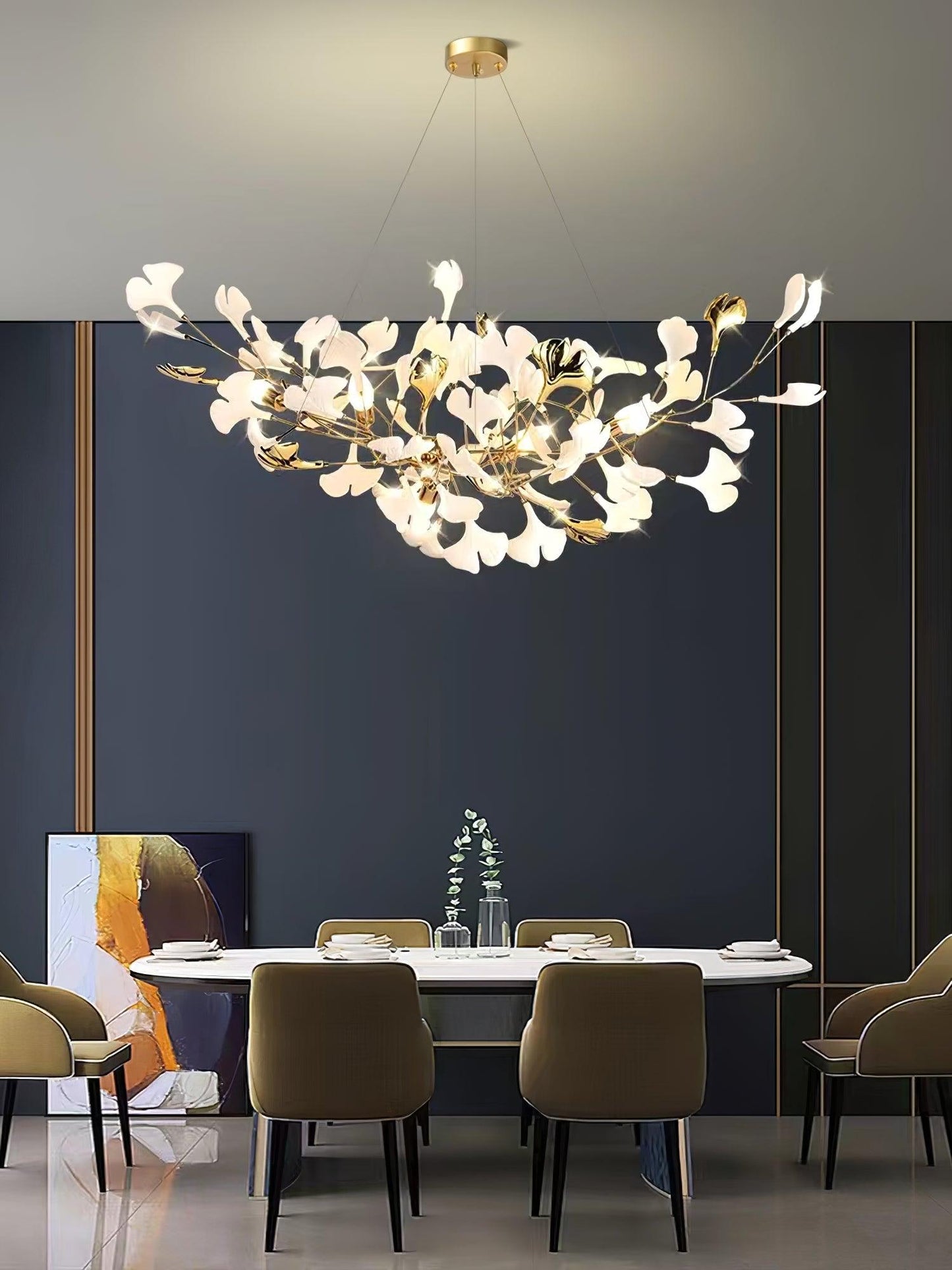 Gnuhi Horizon Bloom Gingko Chandelier