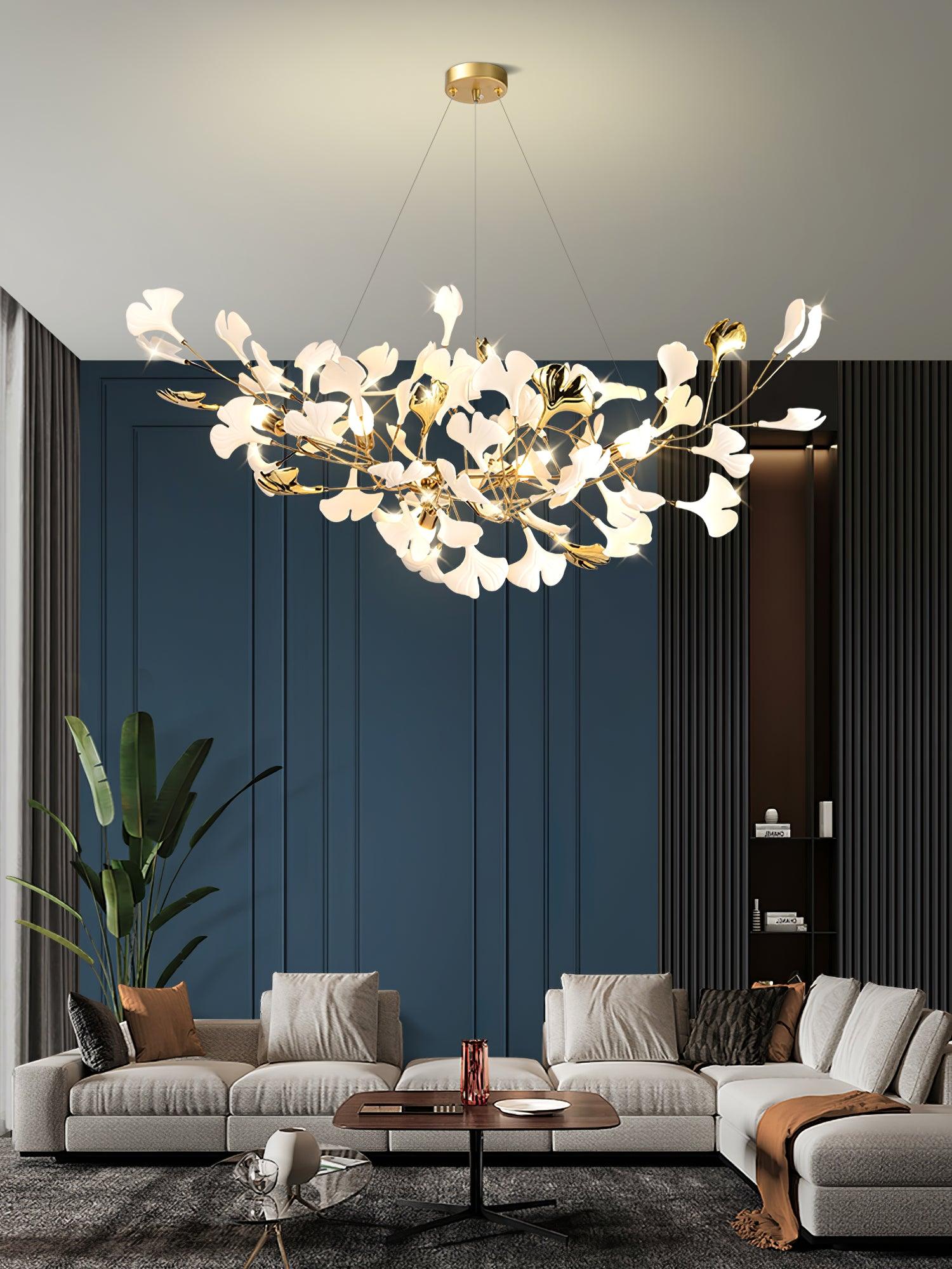 Gnuhi Horizon Bloom Gingko Chandelier
