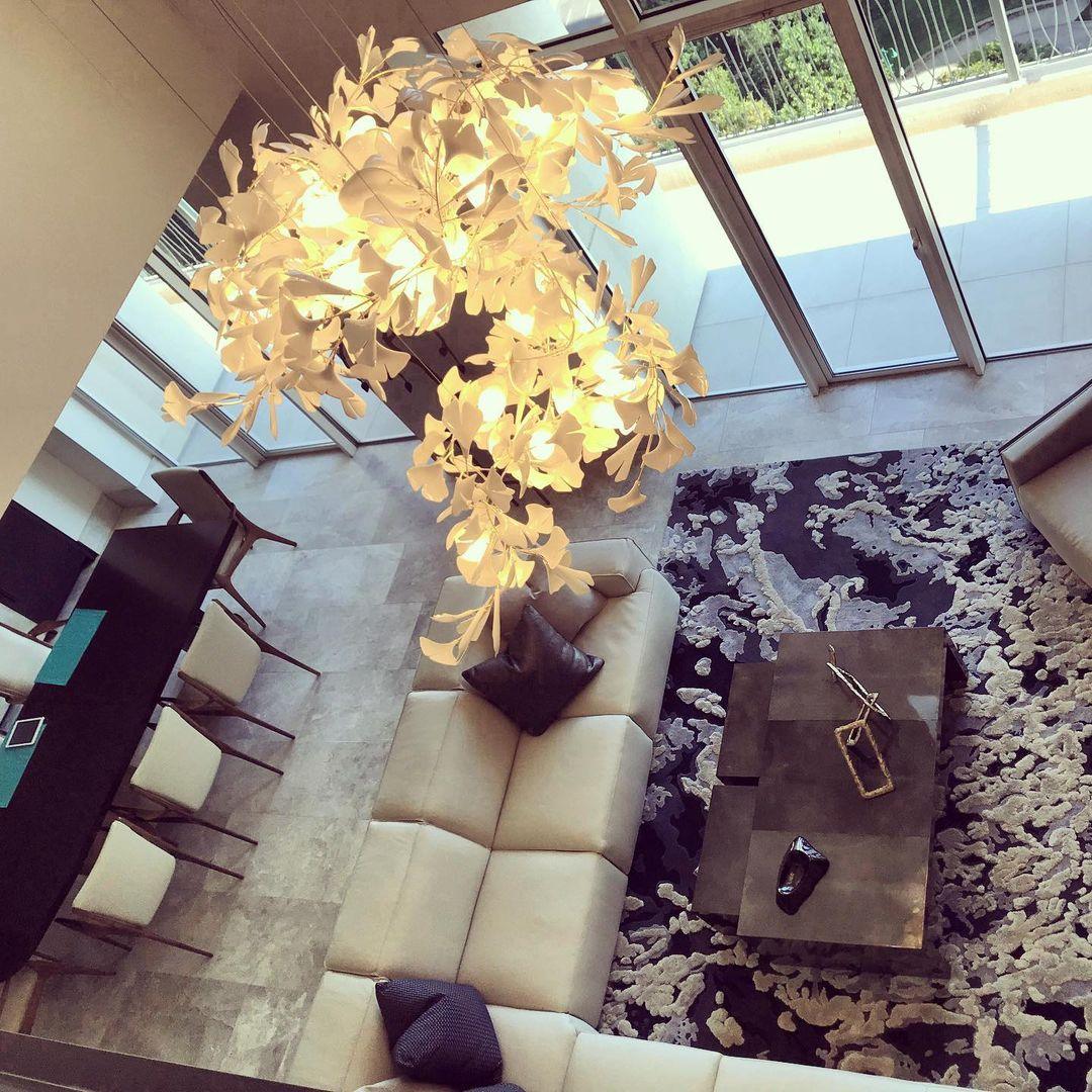 Gnuhi Horizon Bloom Gingko Chandelier