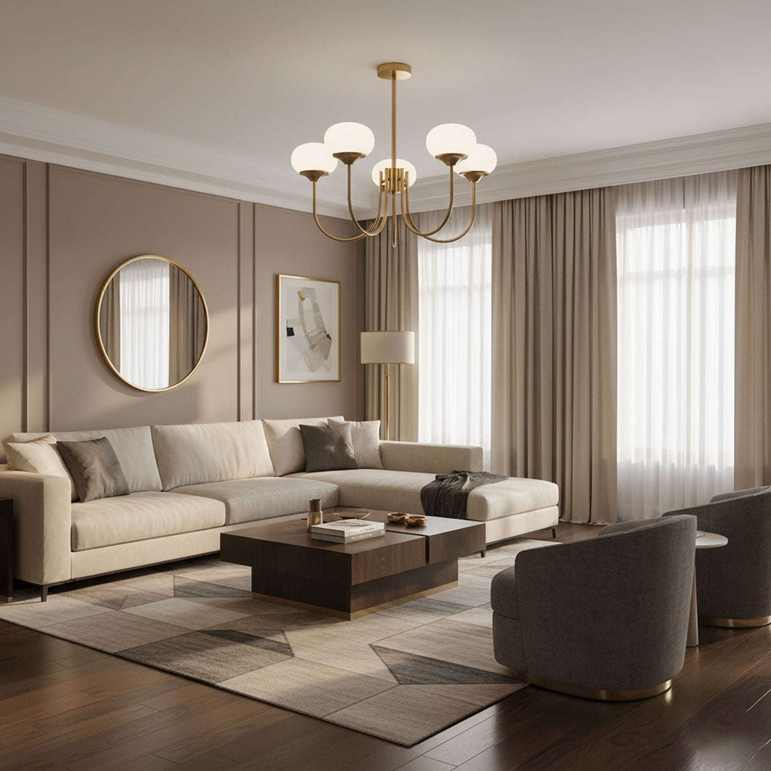 Gnuhi Marshmallow Cloud Chandelier